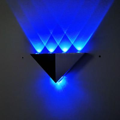 China Villa Factory Decoration RGB Home Triangle LED Modular Touch Light with Apps Control for Bedroom for sale