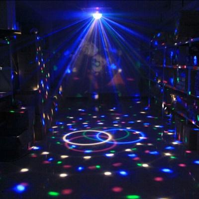 China KTV mini makers RGBW 4in1fullcolor led flash dual Lorenz effect light for Christmas ktv room decoration for sale