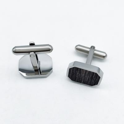 China Cufflink Gift Accessory Steel Pin Set Cuff Links Presentation Stainless Steel Link Box Custom Jewelry for sale