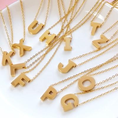 China CLASSIC Capital Initial Necklace Personalized Necklace Delicacy Prefer Minimalist Necklace for sale