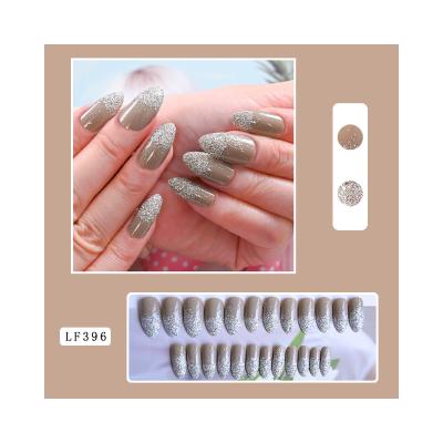 China Factory direct sales salon effect new design private label ladies stick section decoration press on nails for sale