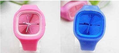 China cute silicone jelly watch for sale