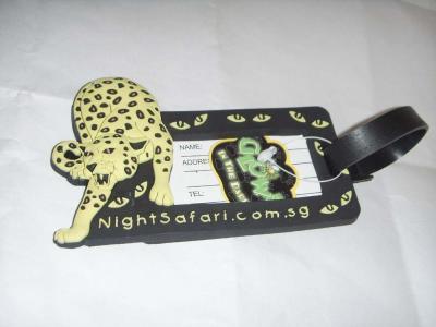 China custom PVC bag tags for sale