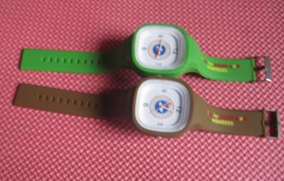 China OEM high quality silicone jelly watch with silk printing logo for sale