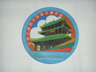 China OEM soft PVC coaster with printing logo coasters for promotion gift for sale