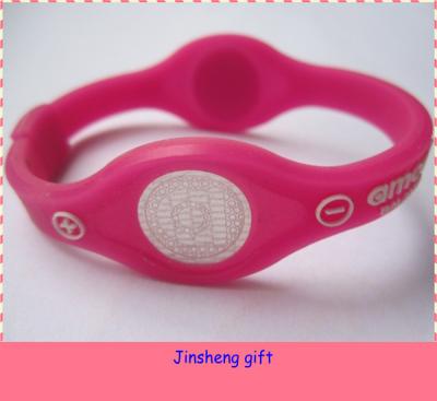 China 2014 colorful magnetic balance silicon power bracelet for sale