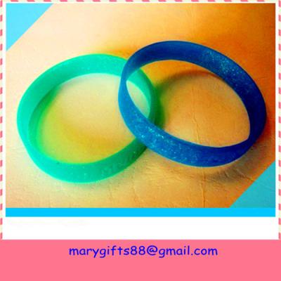 China best selling blank rubber silicone bracelet bangles for sale