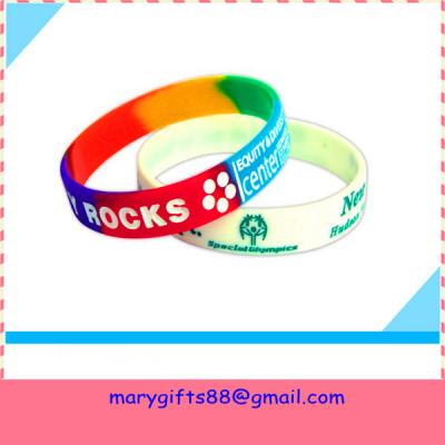 China cheapest custom silicone bracelet with saying for sale