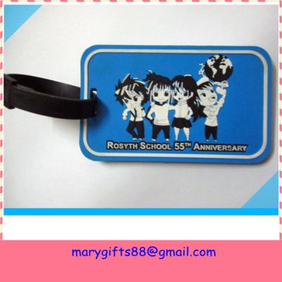 China Plastic or PVC Luggage Tag for Traveling for sale