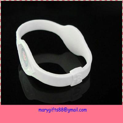 China 2014 customized silicone balance power bracelet for sale