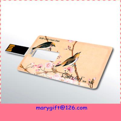 China custom made business card usb flash drive for sale