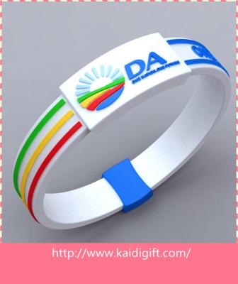 China Silicone Balance Bracelet , Top silicone energy sports bracelet manufacturer for sale