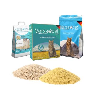 China Super Bunch Dust Proof Broken Millet Based On OEM Flushable Cat Litter For Kitten Viable Deodorizer Plant for sale