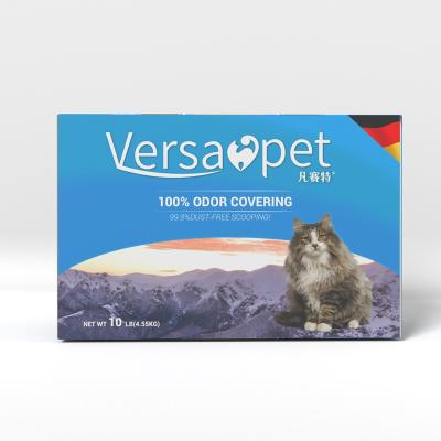 China Lovepet Versapet 4.55kg 10L Ultra Absorbent Viable Cat Litter More Sanitary Non-Toxic Broken Bentonite Granules for sale