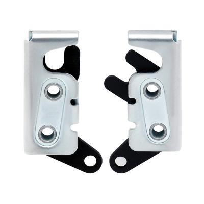 China Industrial Tooling Industrial Tooling Heavy Duty Vertical Rotary Hook Lock R4 Latches 2 Step Door Panel Metal Hidden Latch With Impact Latch Lock for sale