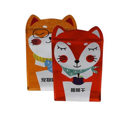 China 3.5g Recyclable Custom Printed Unique Die Cut Special Shaped Mylar Bag Smell Proof Special Mylar Bags for sale