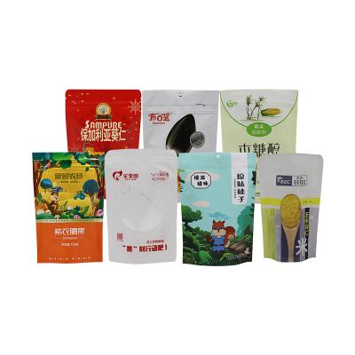 China Recyclable Custom Printed Custom Food Grade Ziplock Snack Plastic Pouch Packaging Food Packaging Bag for sale