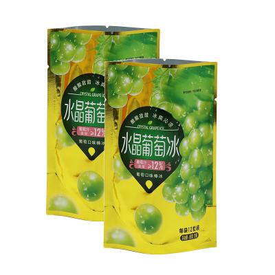 China Recyclable Small Moq Printed Plastic Food Packaging Bags /zipper Snacks Stand Up Pouch 3 Side Sealed Bag For Tea Dried Fruits Herbs Sweets for sale