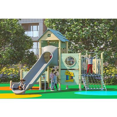 China Modern Colorful COWBOY Kids Playground Equipment Playground Kids Slide Equipment for sale