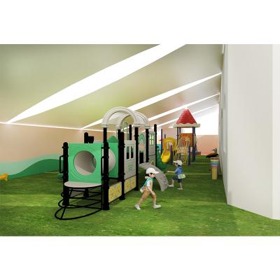 China Preschool Playground COWBOY Engineering Fitness Equipment Plastic Park and Outdoor Community Gym Equipment Used Exercise Machine for sale