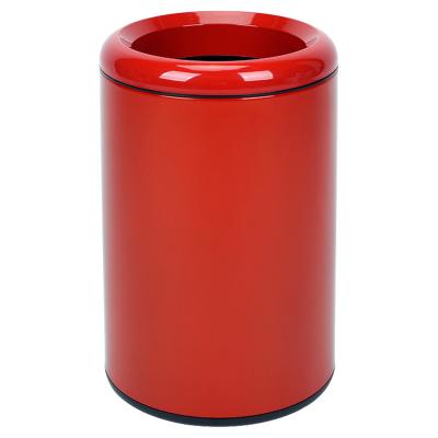 China 12L Sustainable 3 Gallon Round Open Top Factory Wholesale Household Waste Dust Bin Kitchen Garbage Trash Bin for sale