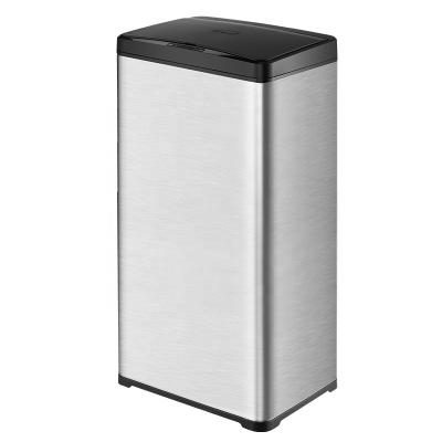 China Offi 13Gallon Sensor Bin 50L Touchless Touchless Sensor Bin 50L Touchless Automatic Waste Dust Bin Kitchen Furniture Kitchen Furniture Stainless Steel Sustainable Waste for sale