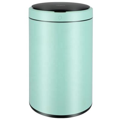 China 12L 3gallon Viable Smart Automatic Dustbin Collector Dustbin Smart Tiffany Blue Household Kitchen Tiffany Blue for sale