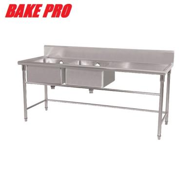 China Kitchen equipment stainless steel sink for bakery and catery SCL2515 for sale