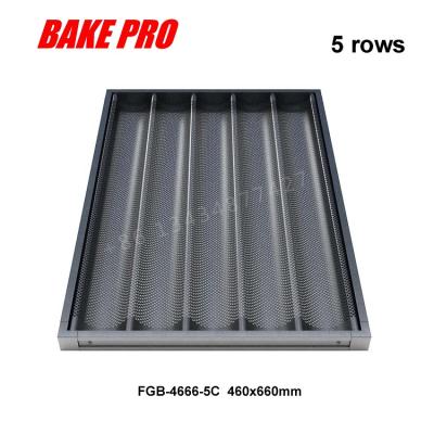 China Disposable BAKE PRO Full Size Sheet Pan FGB-4666-5C Baguette Baking Tray With Size 18