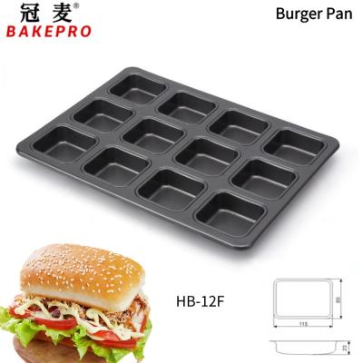 China Viable Bake Pro HB-12F Burger Muffin Non-Stick Coating Tray With Complete Set Bread Production Line for sale