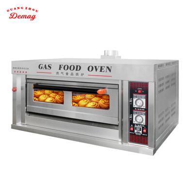 China RQCL-13 Bread Decks 3 Trays Single Capacity Gas Baking Oven for sale