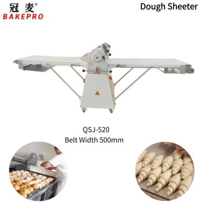 China Snack Factory Bake Pro Commercial Dough Sheeter QSJ-520 For Croissant Bread Pizza Naan Pita Tortilla Baking Equipment for sale