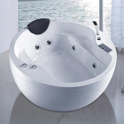 China Modern Design Body Massage Free Standing Acrylic Bathtub Round Bathtub Made in China for sale