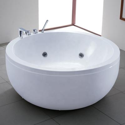 China High Grade Free Body Massage Round Acrylic Modern Solid Outdoor White Bathtub in Bathroom Made in Foshan for sale