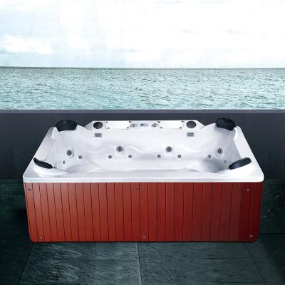 China Large Size Body Massage Outdoor Free Sexy Porcelain Hot Tub for sale