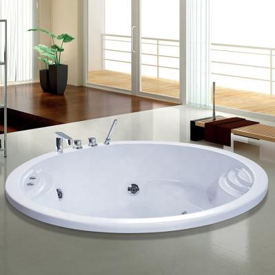 China Body Massage AT-0914-1 Large Bathtub 2 Person Drop In Round Spa Bath Drop In Tub for sale