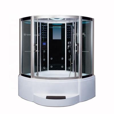 China Computer Control Panel Good Selling Luxury Bathroom Cabin Design Steam Sauna Bath Shower Rooms for sale