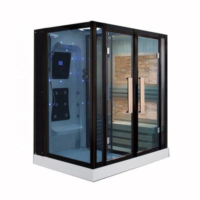 China Computer Control Panel Steam Sauna Combos / Steam Sauna Bathroom Sauna Vs Steam Room for sale