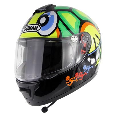 China BT Motorcycle Helmets SOMAN SM962 Full Face For Motorbike Helmet Safety Helmet for sale