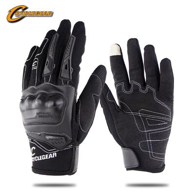 China Cyclegear CG668 Motorcycle Gloves Full Finger Moto Guantes Touch Screen Motocross Gloves Protective for sale