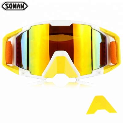 China Motocross Goggle Motorcycle bike glasses OEM/ODM cycling gafas motorcycle parts Soman SM18 for sale