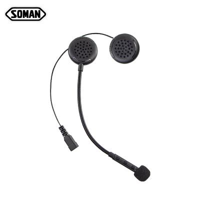 China Motorcycle helmet Casco Headsets Helmet BT Earphone auto-receive call phone 5.0 BT version high quality sound FM Radio SM-M1 for sale