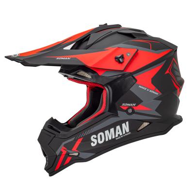 China SOMAN Motocross Helmets Off Road Motorcycle Casco MTB Downhill Racing Capacetes racing cascos para moto SM633 for sale