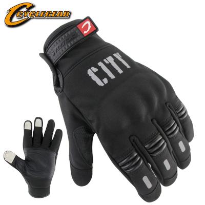 China Upgrade City Motor Bike Full Finger Gloves Touch screen warm cycling Guantes Cyclegear CG669 for sale