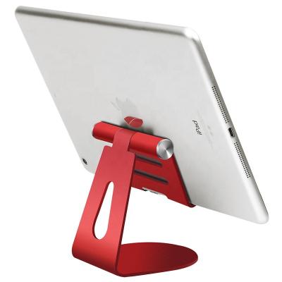 China Table Universal Adjustable Stand Tablet Holder Rotating Aluminum Phone Holder For Desktop Multi-Angle Phone Holder for sale