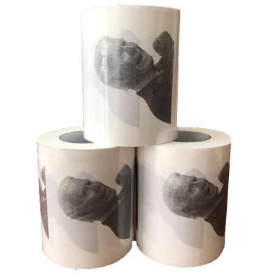 China Virgin Wood Pulp Ready To Ship Joe Biden Toilet Paper Funny Printed Loo Roll Novelty Gag Gift Special Election Biden Prank Gift With Lower MOQ for sale