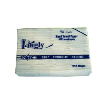 China Strong M Fold Tissue, Hand Towel Multifold Paper, Wholesale M Fold Paper Towel for sale