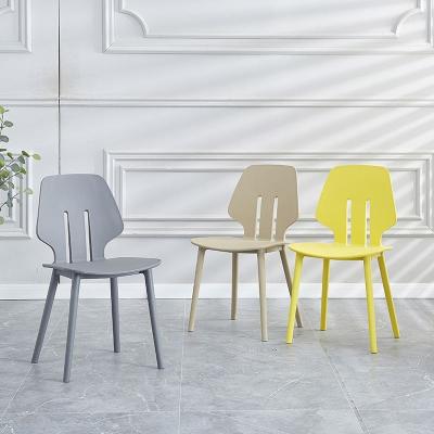 China Wholesale Modern Home Furniture Stackable PP Nordic Cafe Colorful Plastic Chairs for sale