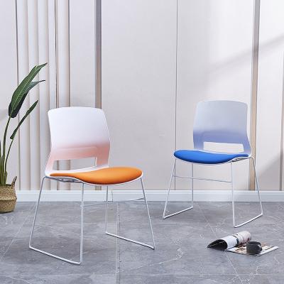 China Wholesale Cheap Stackable Venue Stackable Plastic Office Meeting Chair Negotiation Training Chair for sale