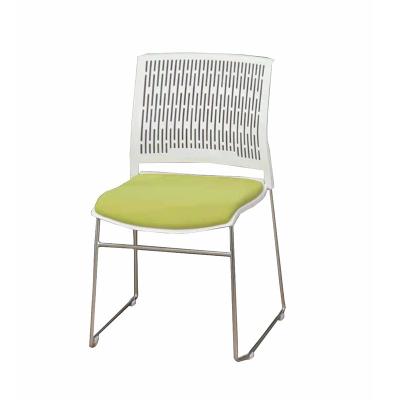 China Stackable Cheap Plastic Chair Office Visitor Plastic Stackable Chair For Conference Room Training Chair for sale